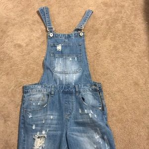 Size small overalls from zumiez